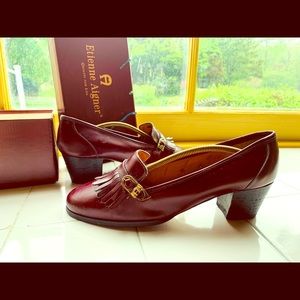 Vintage Etienne Aigner Retro 60’s Tassel Pump